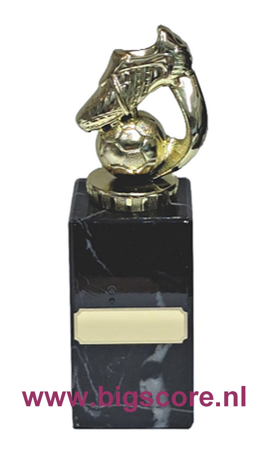 Voetbal VO-06 Bal + Schoen Goud LAATSTE OP=OP!!